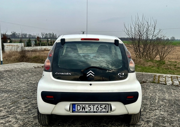 Citroen C1 cena 7400 przebieg: 170000, rok produkcji 2009 z Wrocław małe 211